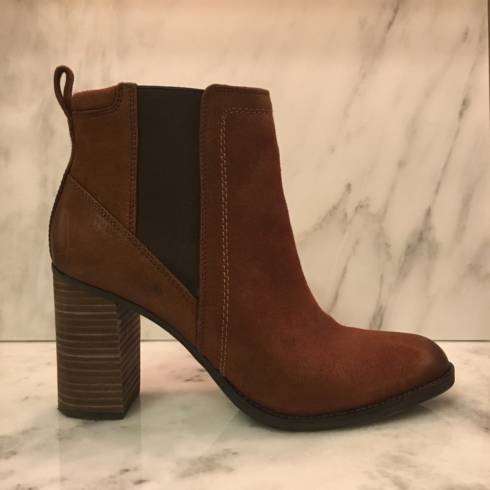 Franco Sarto Brown Booties - Picture 1 of 7